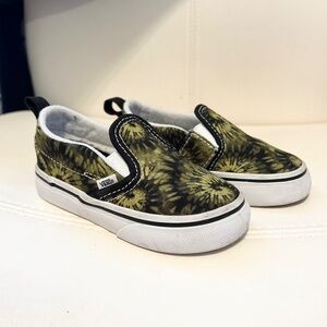 Vans Toddler Size 7 Adjustable Slip on Shoes